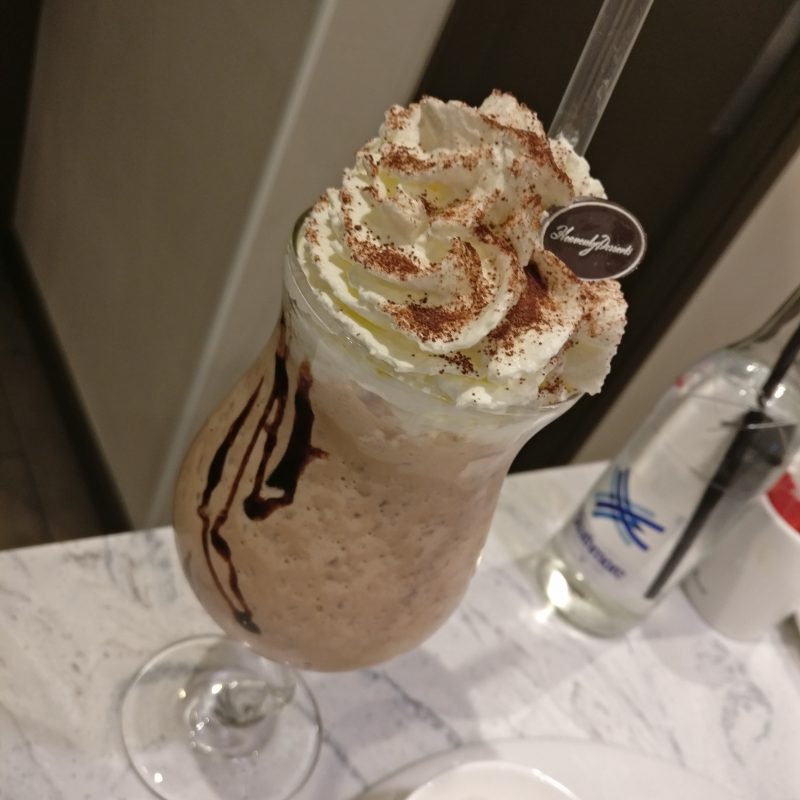 Belgian chocolate milkshake with coffee heavenly desserts