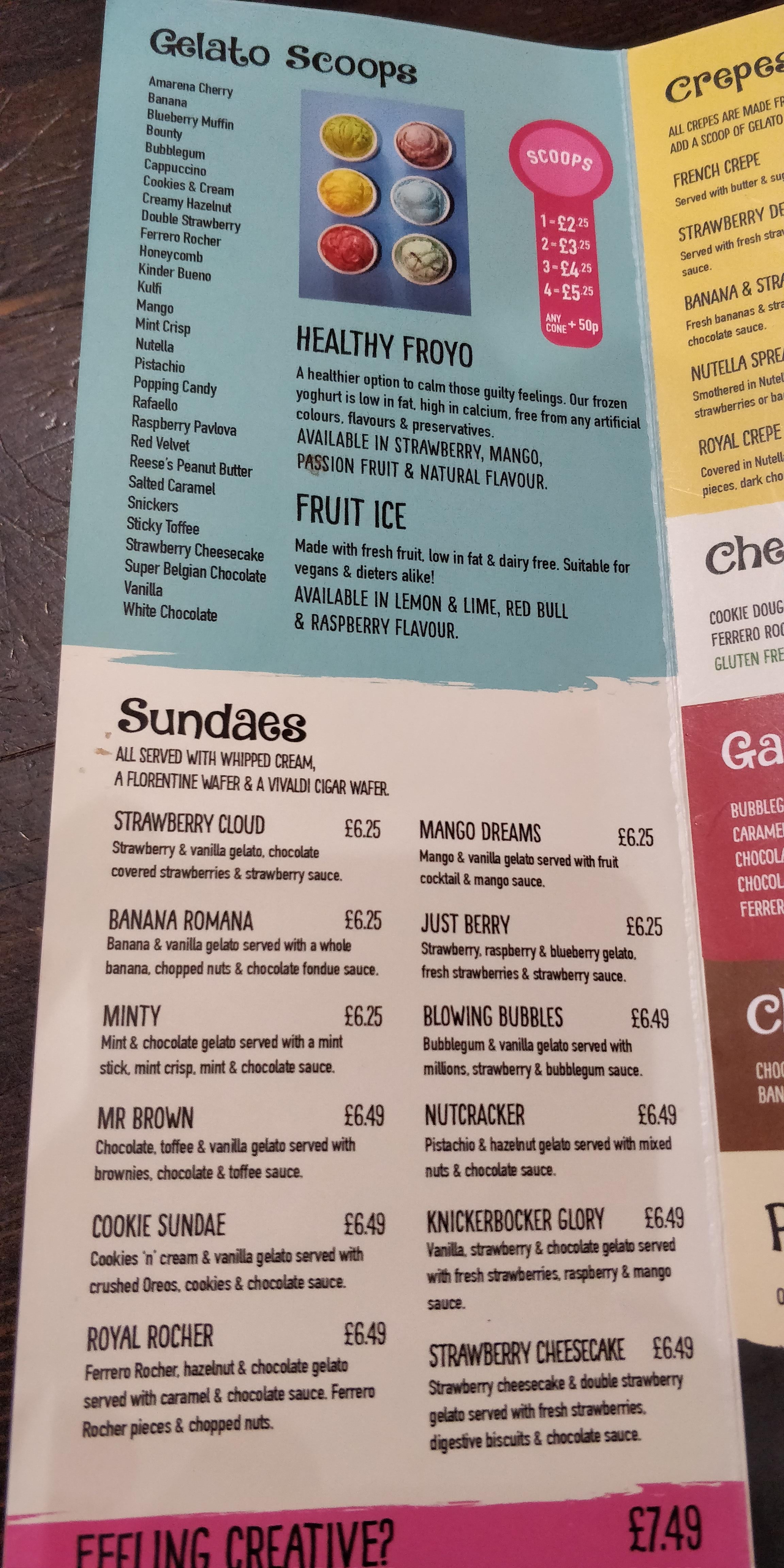 Ice Stone Gelato Halal Food Gastronomy