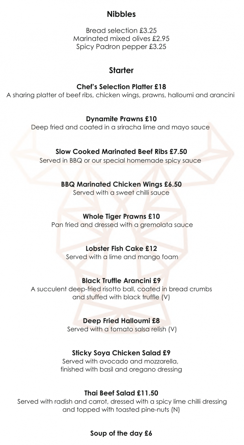 Ribeye Steakhouse Manchester Review inc Menu Halal Food Gastronomy